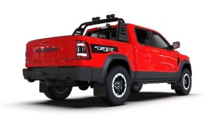 Dodge Ram 1500 TRX Mud Flap Kit - Rally Armor - UR Premium - Black - `21-`25